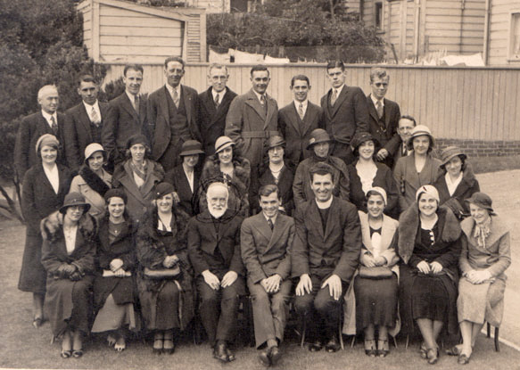 With St Jospeh's Choir, Wellington ca.1935